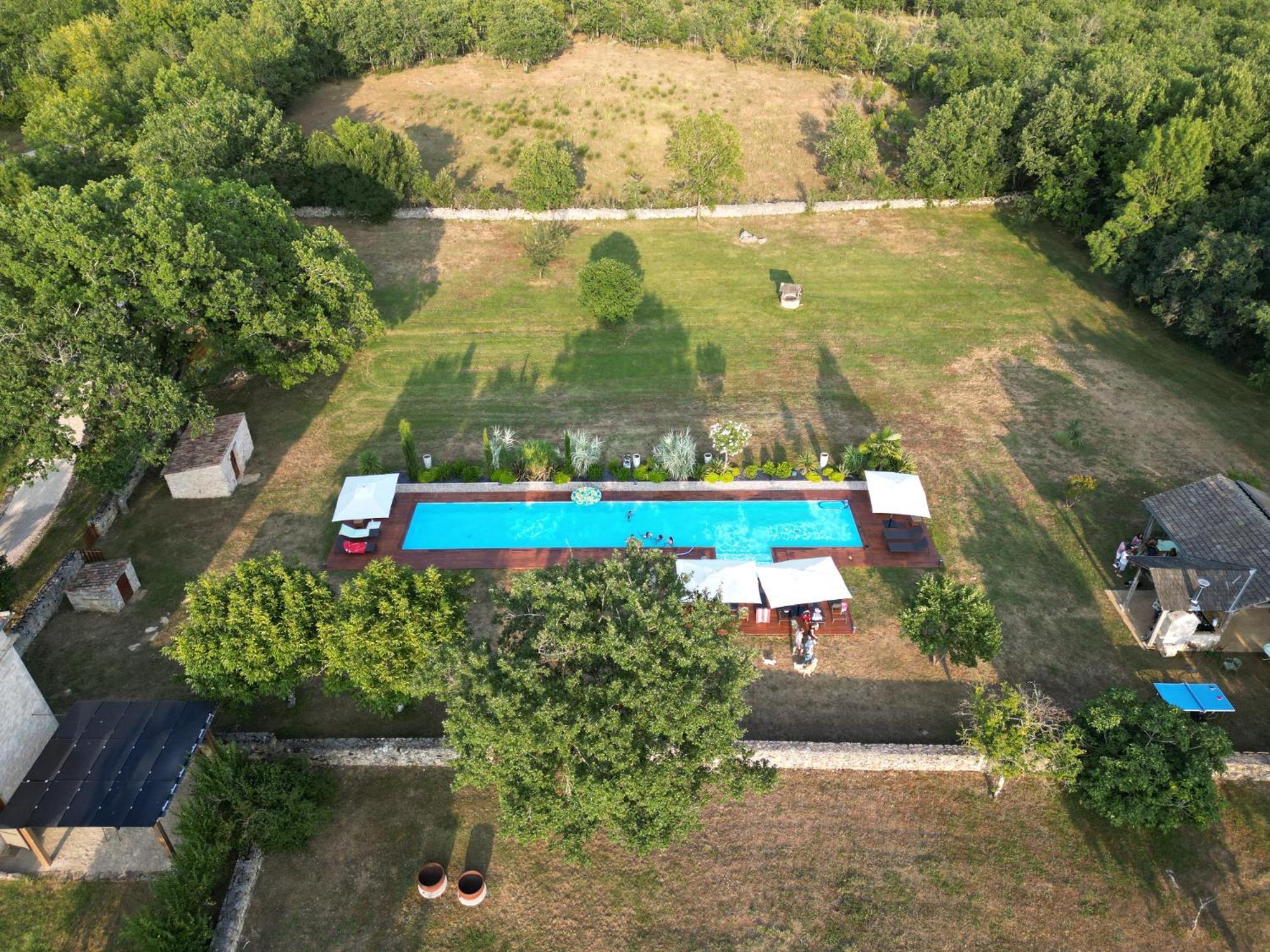Domaine De Fangal, Pgeonnier 2P, Maison 8P - Piscine 25M - Gites Climatises Septfonds Zewnętrze zdjęcie